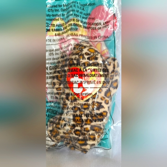 Freckles the  Leopard - TY Teenie Beanie Baby - Picture 4 of 8